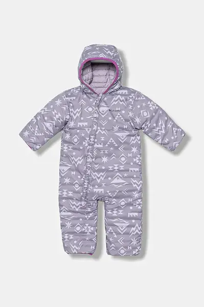 Kojenecký overal Columbia Powder Lite Reversible Bunting béžová barva, 2088751