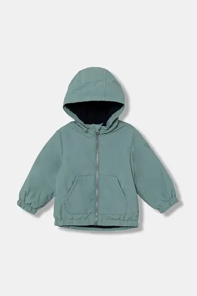 Dětská bunda United Colors of Benetton tyrkysová barva, 2IGGGN03X