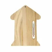 Dřevěný domeček s teploměrem