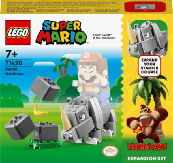 Nosorožec Rambi – rozšiřující set - LEGO SUPER MARIO (71420)