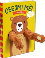 Maňásková knížka Obejmi mě! Medvídek