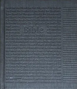 Poznámková Bible antracitová