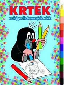 Maluj podle barevných teček A5 + MAXI voskovka - Krtek 2 - KRTEK (AK8797)