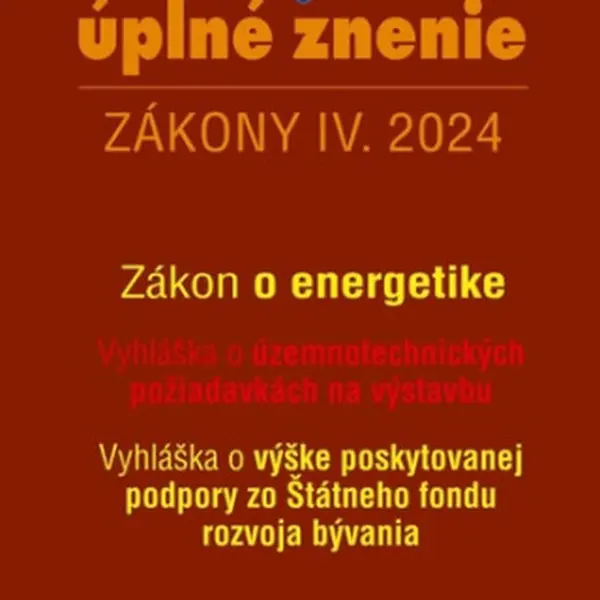 Aktualizácia IV/2 2024 – Stavebný zákon