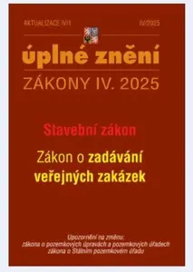 Aktualizace IV/1 2025 - Stavební zákon