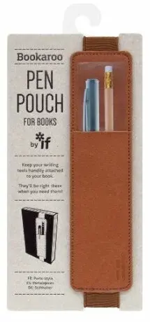 Pouzdro pro pero na knihu - hnědé