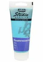 Fosforeskující barva Pébéo 100ml – modrá