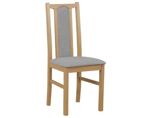 Jedálenská stolička Kolga, dub grandson/šedá tkanina%