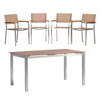 Gardenson ZAHRADNÍ SESTAVA 5dílné, kompozitní dřevo, textil, kov