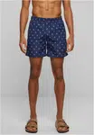 Patterned swimsuit shorts anchor/navy