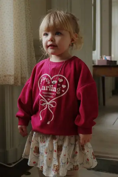 Dětská mikina s bavlnou Konges Sløjd VELOU BLOUSE GOTS