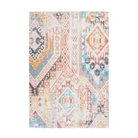 KOBEREC TKANÝ NA PLOCHO, 80/150 cm, vícebarevná, oranžová