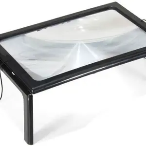 Čtecí lupa A4 v rámečku s LED světlem TIPA 2121