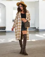 Resti Women's checkered coat