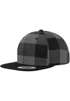 Checked Flanll Snapback blk/cha