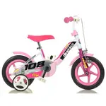 Dino Bikes - Dětské kolo 10" 108FLG s přední brzdou - Girl 2017