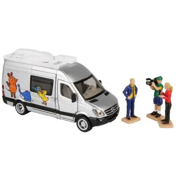 Siku Super - velký přenosový vůz s televizním štábem 1:50