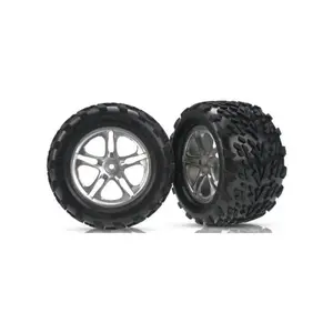 Traxxas kolo 3.8", disk Split-Spoke H14 matný, pneu Talon (pár)