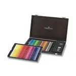 Pastelky Faber-Castell Polychromos - dřevěná kazeta, 48 barev