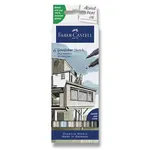 Popisovač Faber-Castell Goldfaber Sketch Dual Marker Architecture - sada, 6 barev
