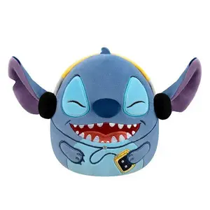 Squishmallows Disney Stitch se sluchátky, 17 cm