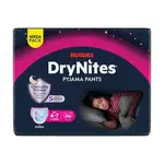 HUGGIES® Kalhotky plenkové jednorázové DryNites MEGA 17-30 kg Girl, 26 ks, M