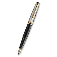 Plnicí pero Waterman Expert Reflections of Paris SE DLX Black GT, hrot M