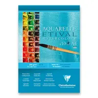 Akvarelový blok Clairefontaine Etival Cold Pressed - A4, 10 listů, 200 g