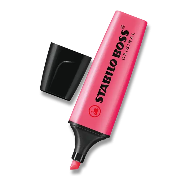 Zvýrazňovač STABILO BOSS ORIGINAL - růžový