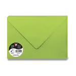 Barevná obálka Clairefontaine, A5, olizová, 20 ks - zelená