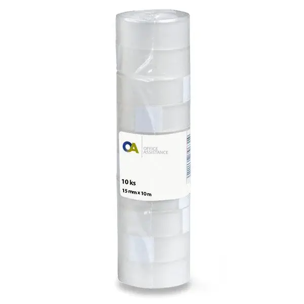 Samolepicí páska - 15 mm x 10 m, 10 ks