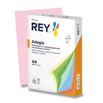 Barevný papír Rey Adagio, pastelový, 500 listů - růžový