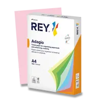 Barevný papír Rey Adagio, pastelový, 500 listů - růžový