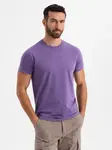 Ombre Men's classic cotton BASIC T-shirt - purple