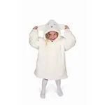 Cozy Noxxiez CH310 Ovečka - hřejivá mikinová deka s kapucí pro děti 3 - 6 let