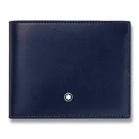 Peněženka Montblanc Meisterstück 6 cc, modrá