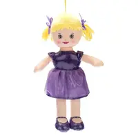 Panenka Viktorka hadrová 32cm česky mluvící fialová
