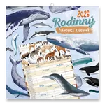 Rodinný plánovací kalendář 2026 Animalium - nástěnný kalendář