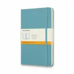 Zápisník Moleskine - tvrdé desky, L, linkovaný - tyrkysový