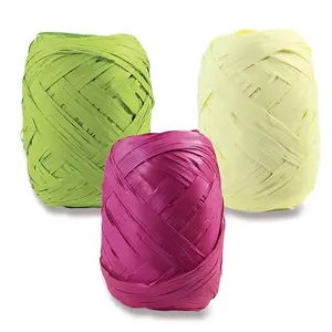 Dárkový provázek Clairefontaine Raffia - pastelový, mix barev