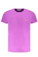 Fialové pánske tričko TRUSSARDI s krátkym rukávom