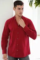 G921 DEWBERRY MEN'S SHIRT-BURGUNDY