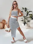Komplet damski one size SUMMERSA biały Dstreet