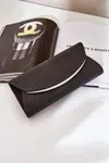 marka niezdefiniowana Lesklá Večerná Kabelka Čierna Sastorea