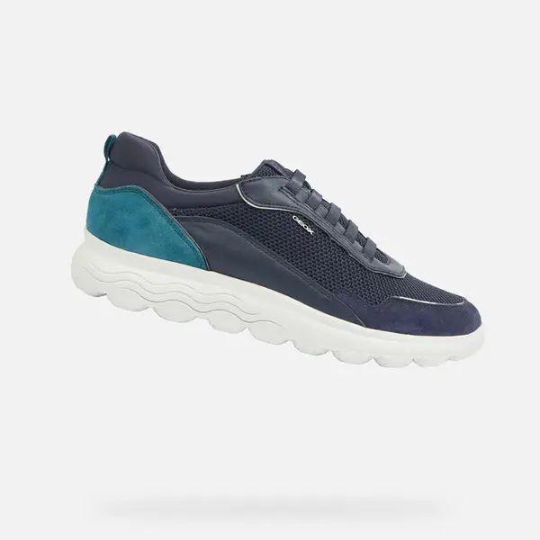 Dark blue women's sneakers Geox Spherica - Women's