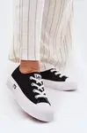 Dámske Tenisky Na Platforme Čierne LEE ISLA C WOMEN LOW