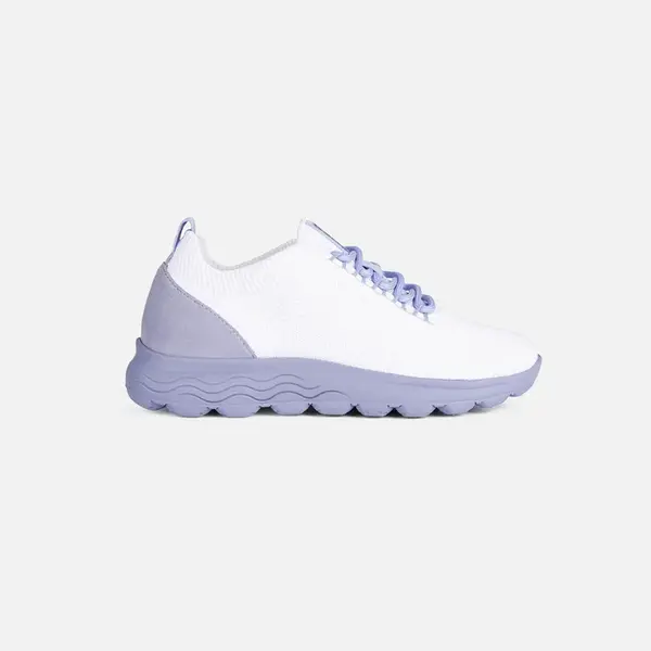 White women's sneakers Geox Spherica A - Women's
