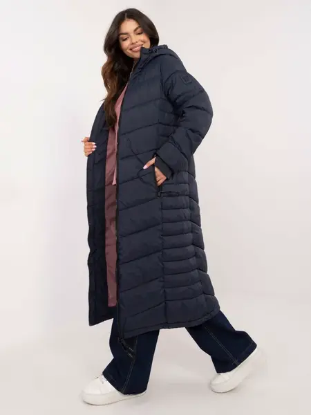 Coat-D51160XB44540A3-navy blue