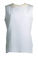 Dámska svetlomodrá blúzka bez rukávov