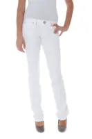 Biele dámske rovné rifle